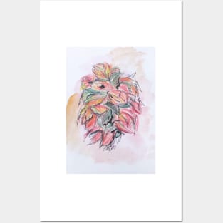 Colored Pencil Flowers Posters and Art